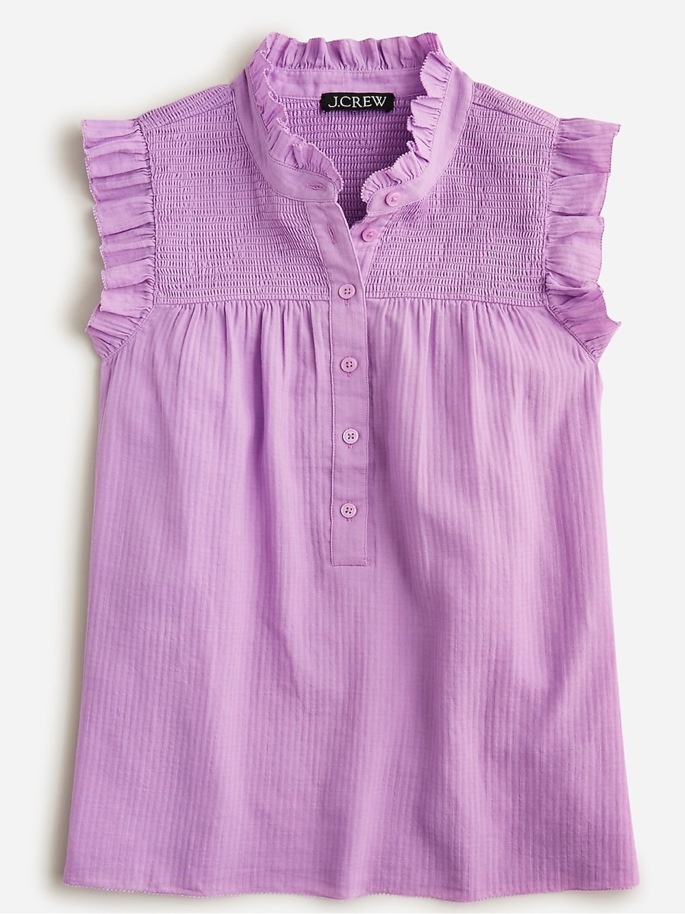 J crew garden top in soft gauze lavender size XL